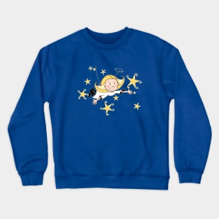 Cute Christmas Angel Crewneck Sweatshirt